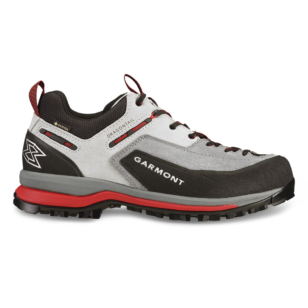 Garmont Mens Dragontail TECH GORE-TEX Approach Shoes (Grey / Red)