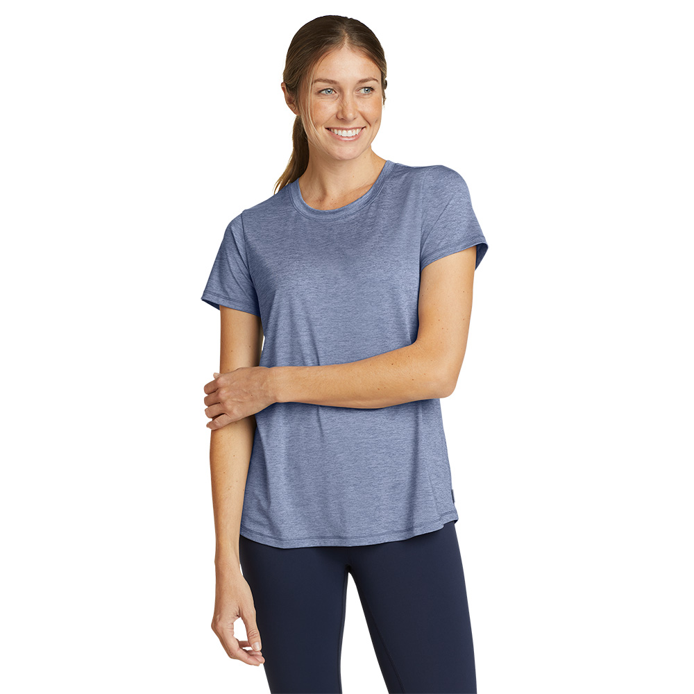 Eddie Bauer Womens Resolution Short Sleeve T-Shirt (Periwinkle)
