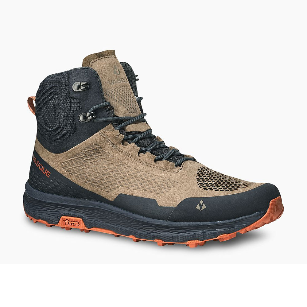 Vasque Mens Breeze LT NTX Waterproof Hiking Boots (Walnut)