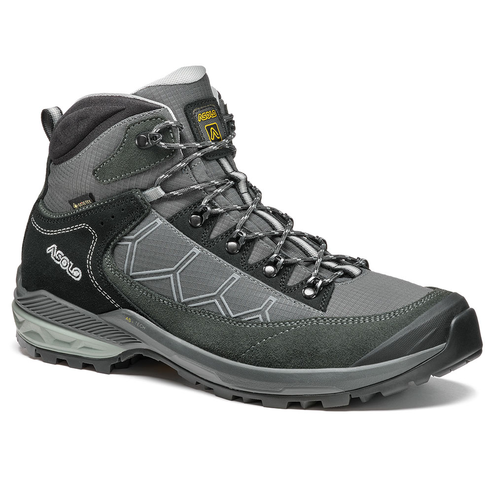 Asolo Mens Falcon EVO GV GORE-TEX Hiking Boots (Light Black/Graphite)