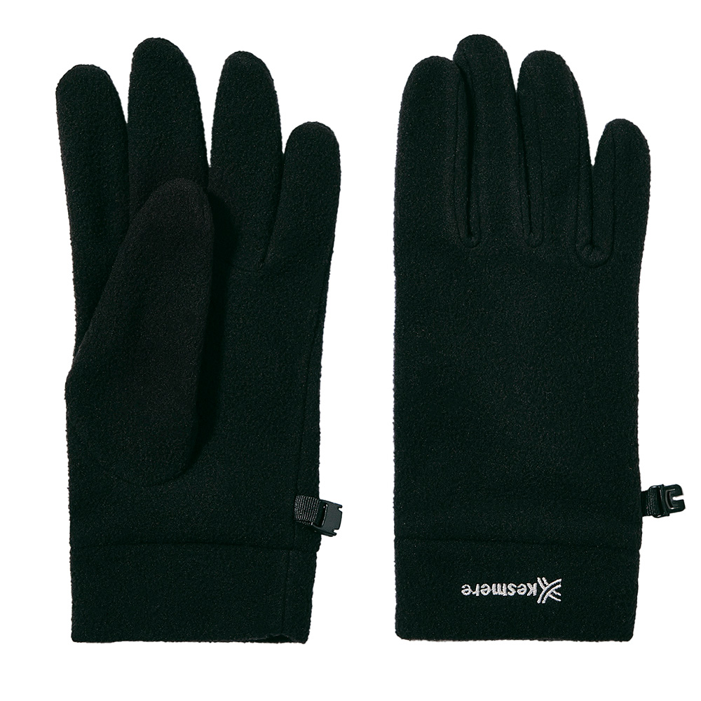 Kesmere Womens Fleece Gloves (Black)