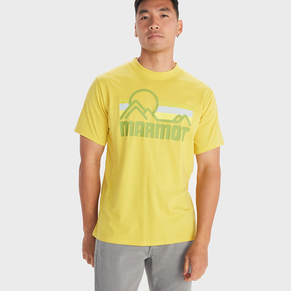 Marmot Mens Coastal Short Sleeve T-Shirt (Limelight)