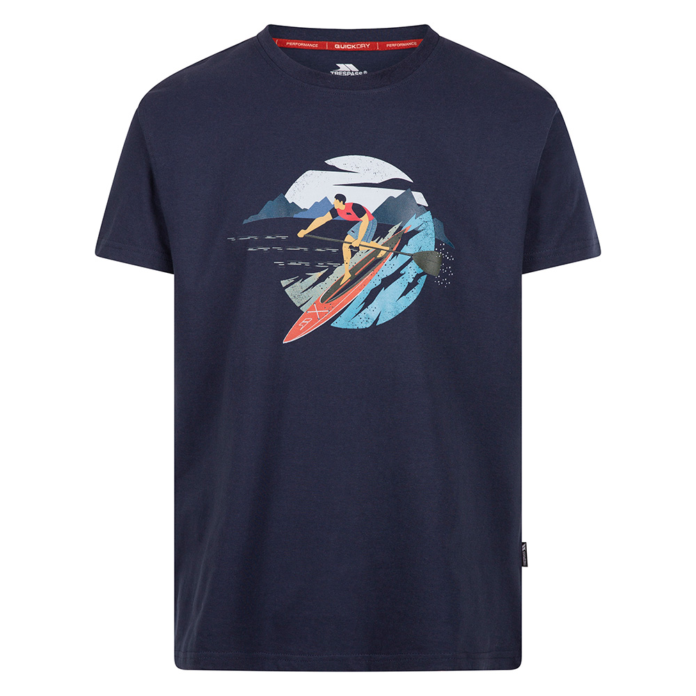 Trespass Mens Wastwater Lake T-Shirt (Navy)