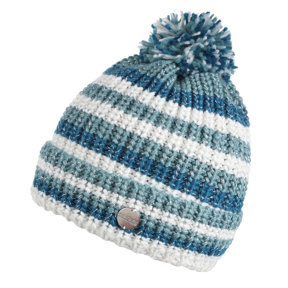 Regatta Kids Bitsie Knitted Hat (Mineral Blue)