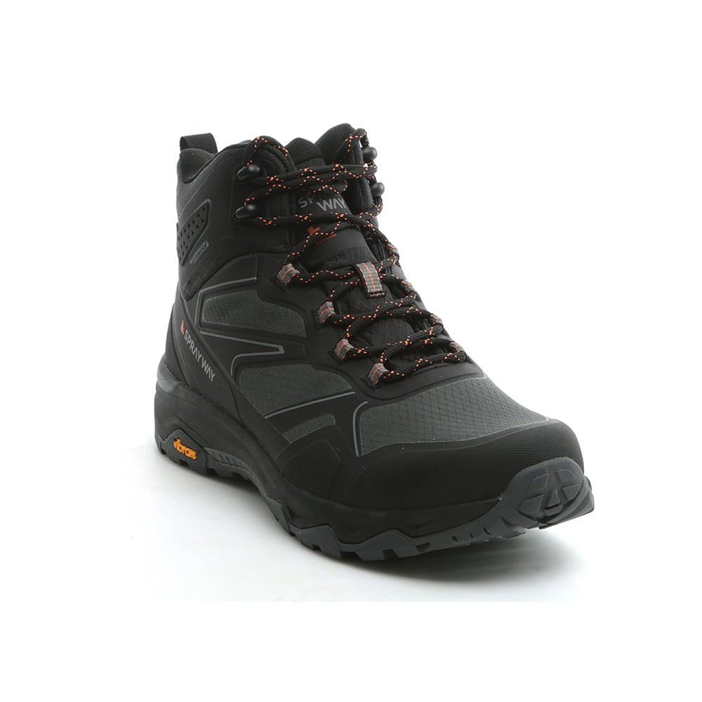 Sprayway Mens Tarn Mid Waterproof Walking Boots (Black)