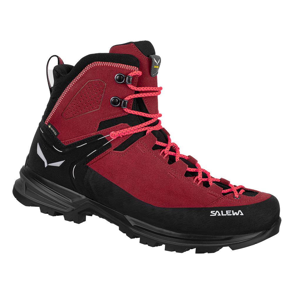 Salewa Womens Mountain Trainer 2 Mid GORE-TEX Hiking Boots (Red Dahlia / Black)