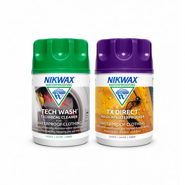 Nikwax Tech Wash & TX Direct Twin Pack - Bottles front