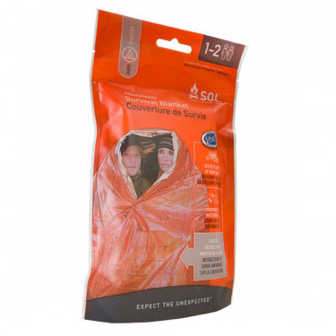 SOL 2 Person Emergency Survival Blanket - Packet Front