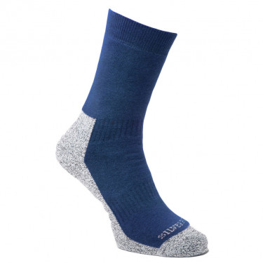 Silverpoint Comfort Hiker Socks-Denim