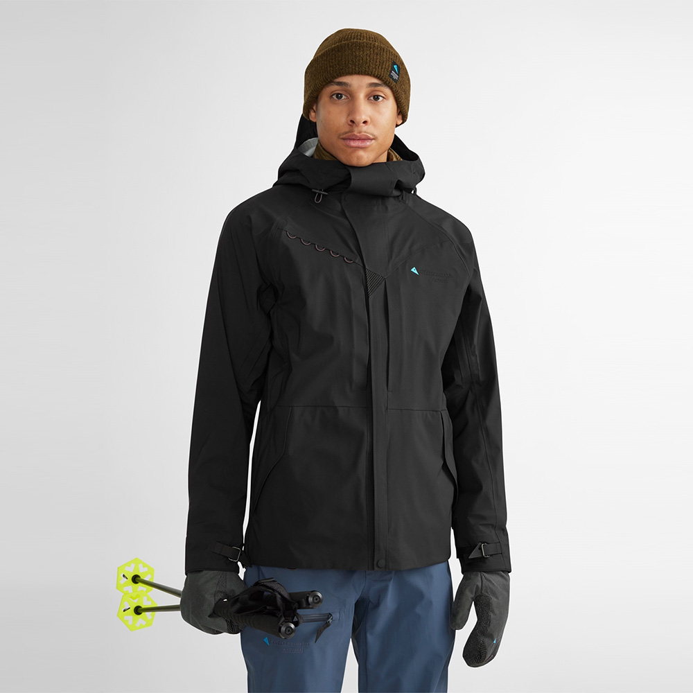 Klattermusen Mens Skirner Waterproof Cutan Jacket (Black)