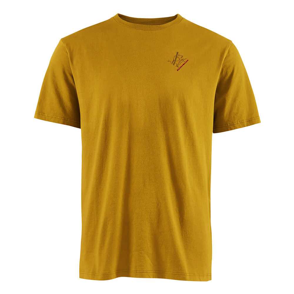 Klattermusen Mens Runa Endeavour Short Sleeve T-Shirt (Gold)