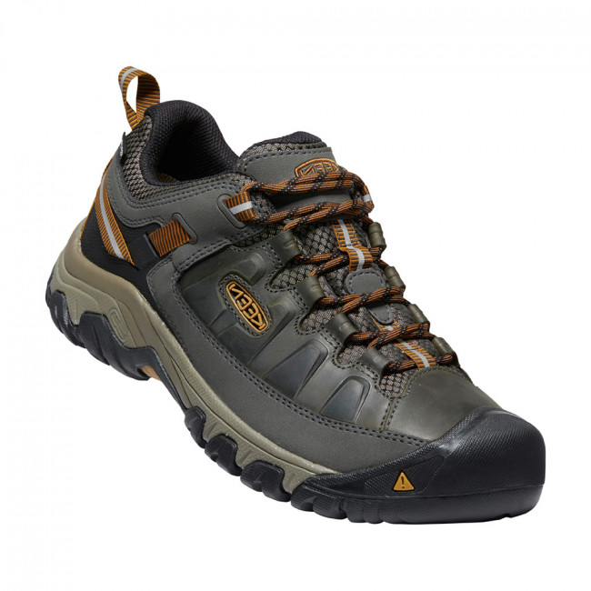 Keen Mens Targhee III Waterproof Hiking Shoes (Black Olive / Golden ...