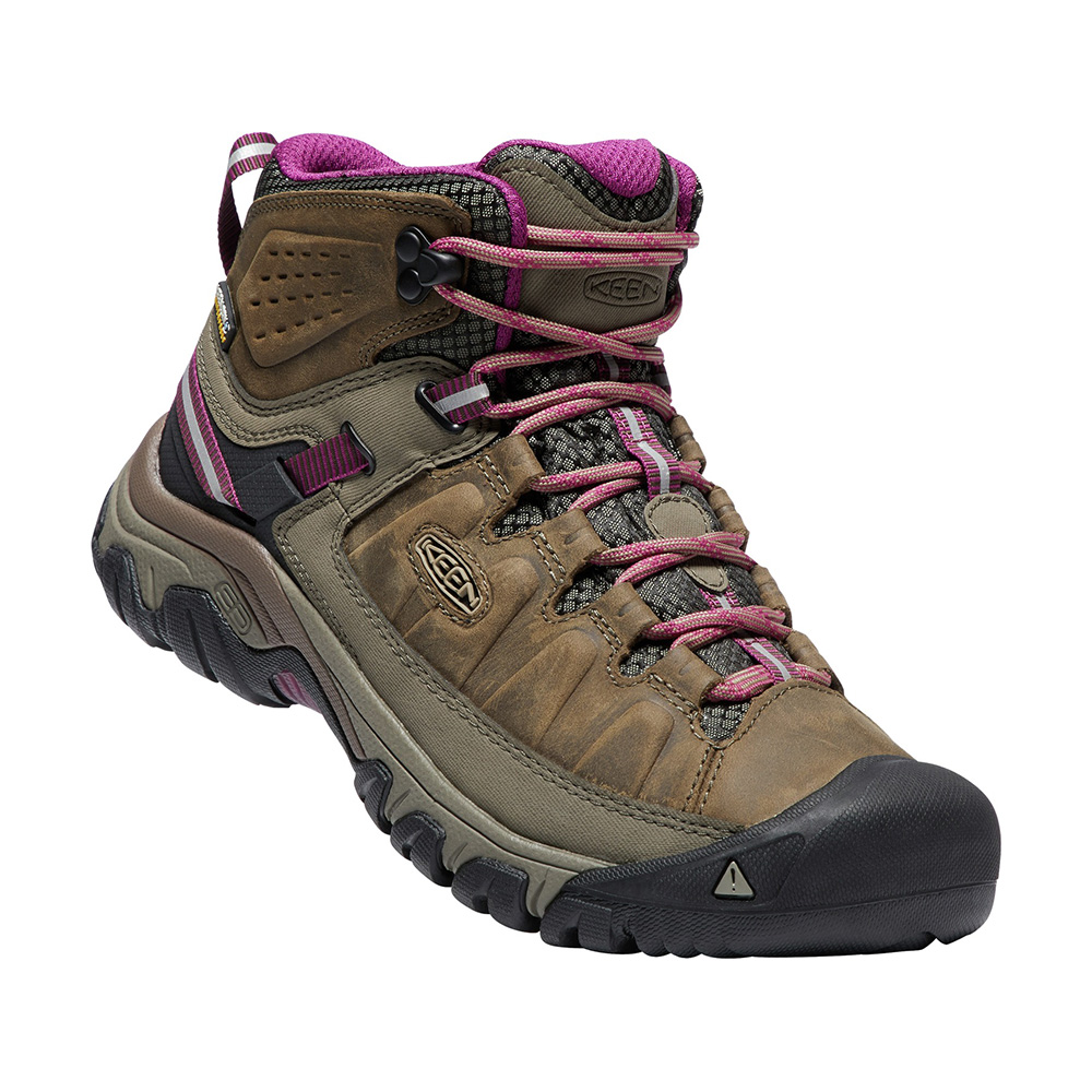 Keen Womens Targhee III Waterproof Hiking Boots (Weiss / Boysenberry)