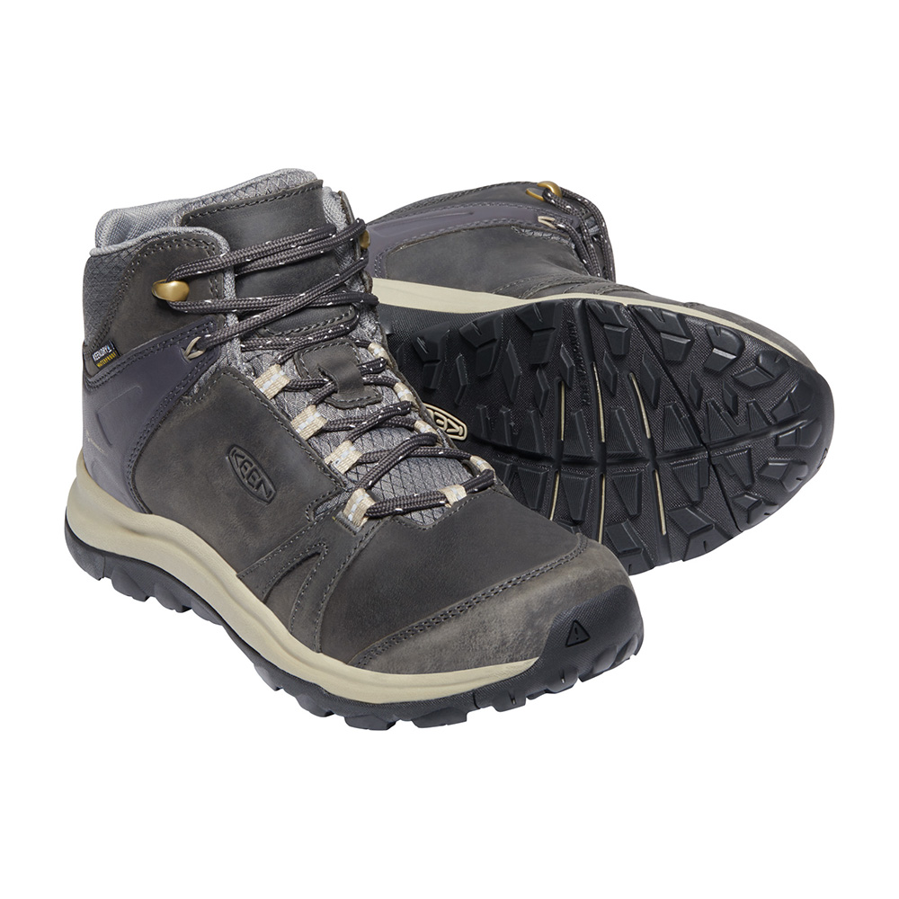 Keen Womens Terradora II Mid Waterproof Hiking Boots (Magnet / Plaza Taupe)