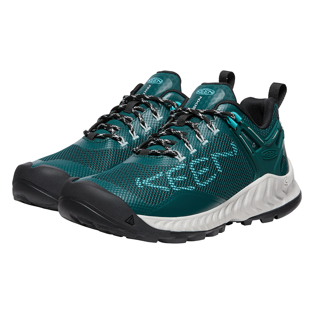 Keen Womens NXIS EVO Waterproof Walking Shoes (Sea Moss / Ipanema)