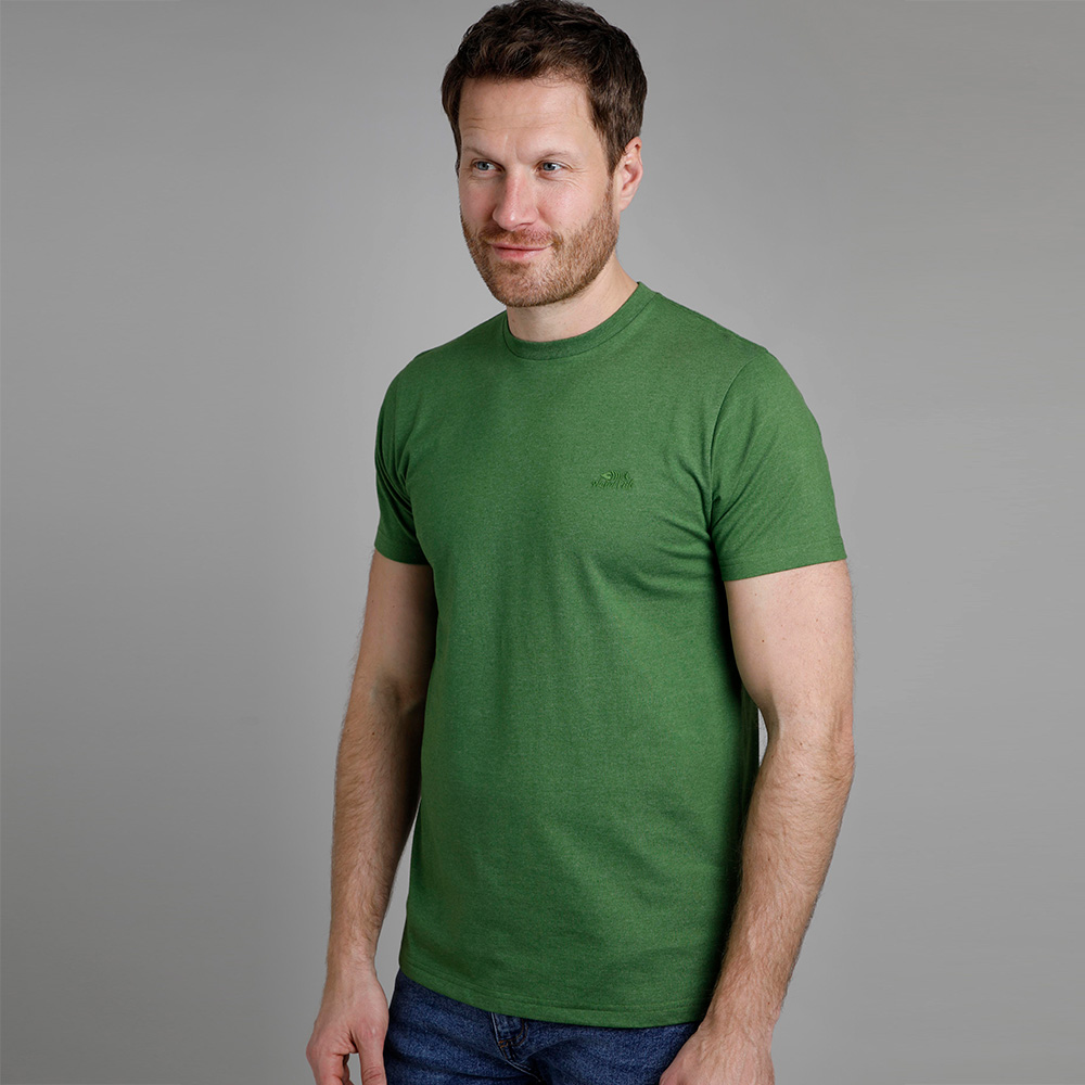 Weird Fish Mens Fished T-Shirt (Olive)