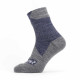 Sealskinz All Weather Ankle Length Waterproof Sock (Navy/Grey Marl)