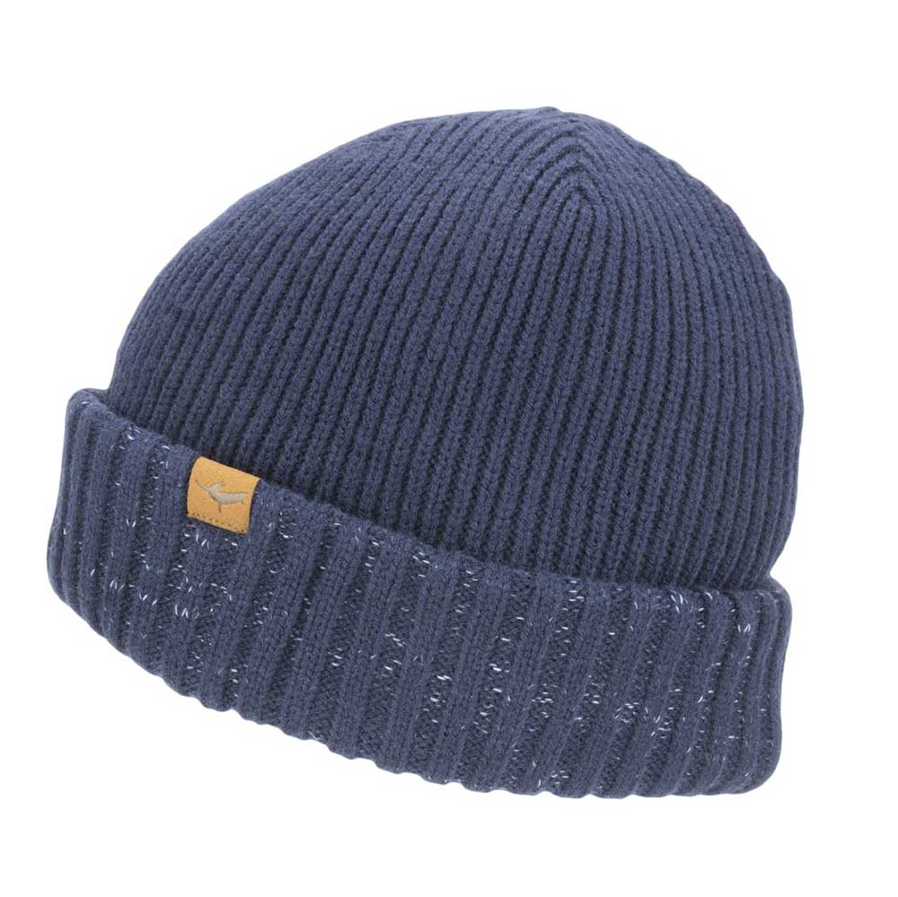 Sealskinz Waterproof Cold Weather Roll Cuff Beanie Hat (Navy)