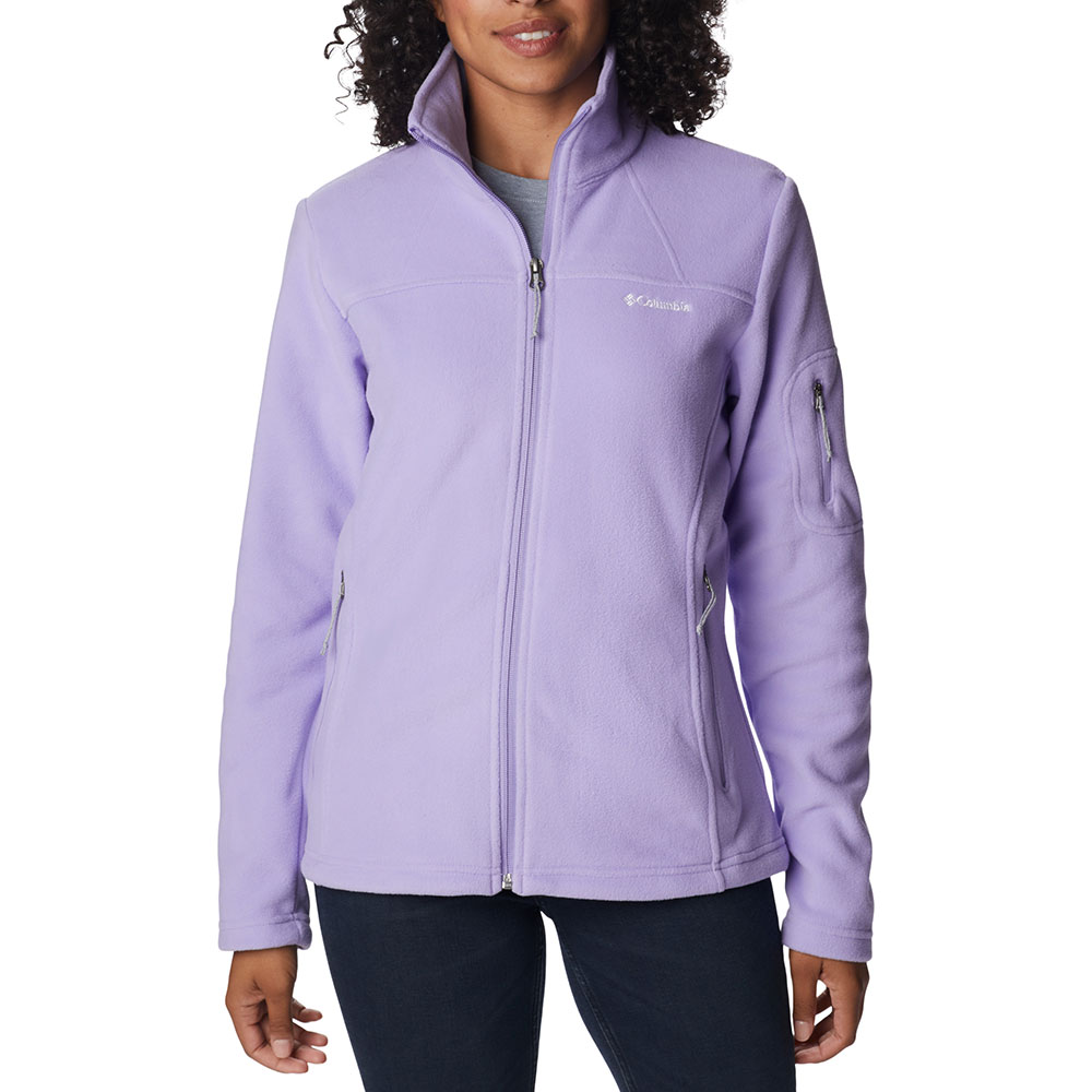 Columbia Womens Fast Trek II Full Zip Fleece Jacket (Frosted Purple)