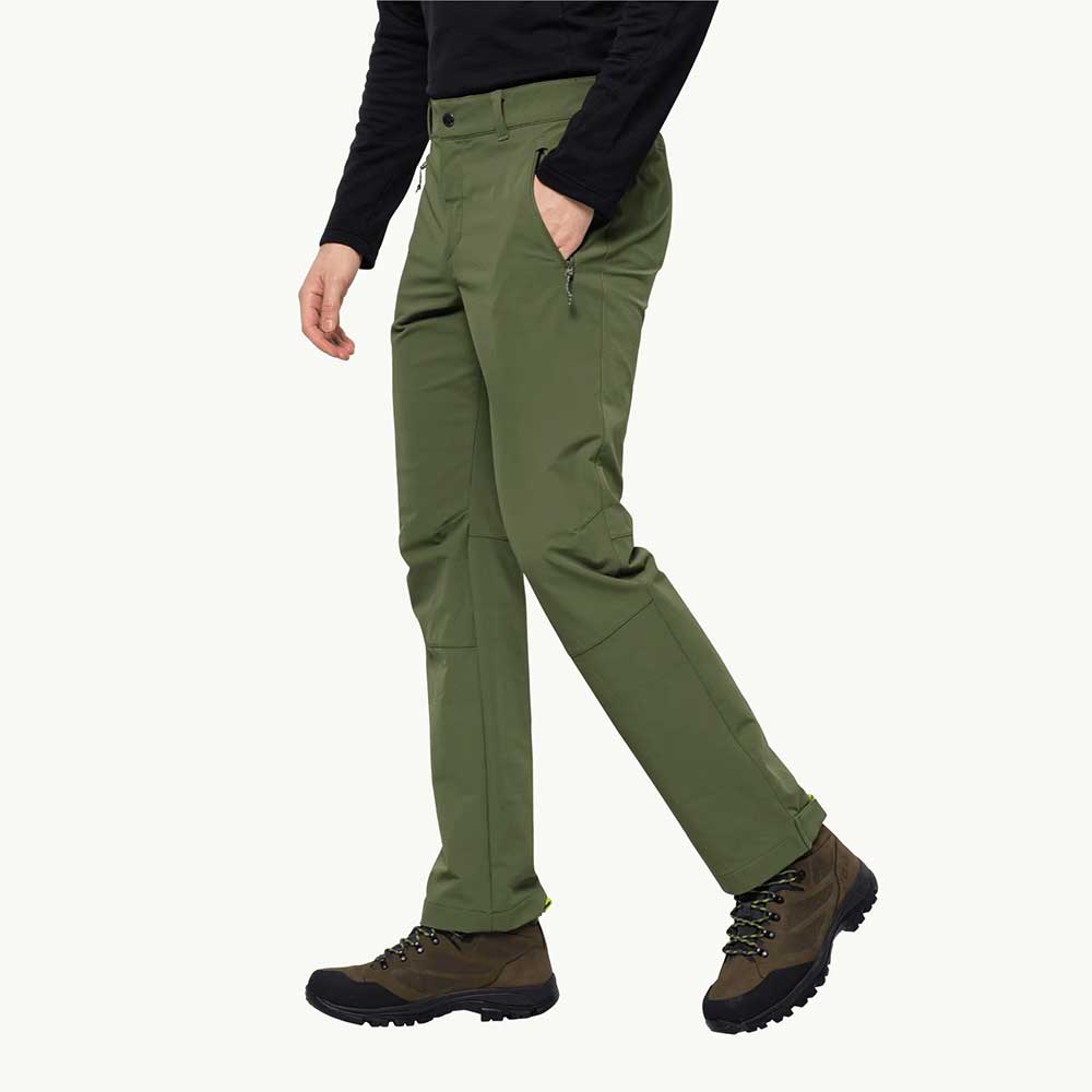 Jack Wolfskin Mens Activate | Outdoors XT Winfields Softshell (Greenwood) Trousers Hiking