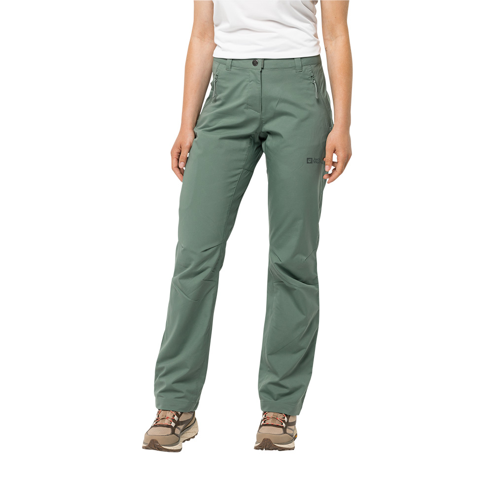 Winfields Wolfskin Outdoors Track Active Trousers | (Picnic Green) Womens Walking Jack