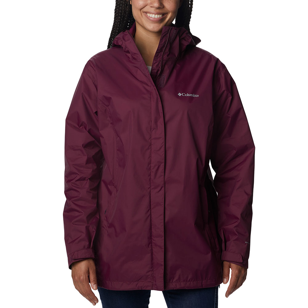 Columbia Womens Arcadia II Waterproof Jacket (Marionberry)