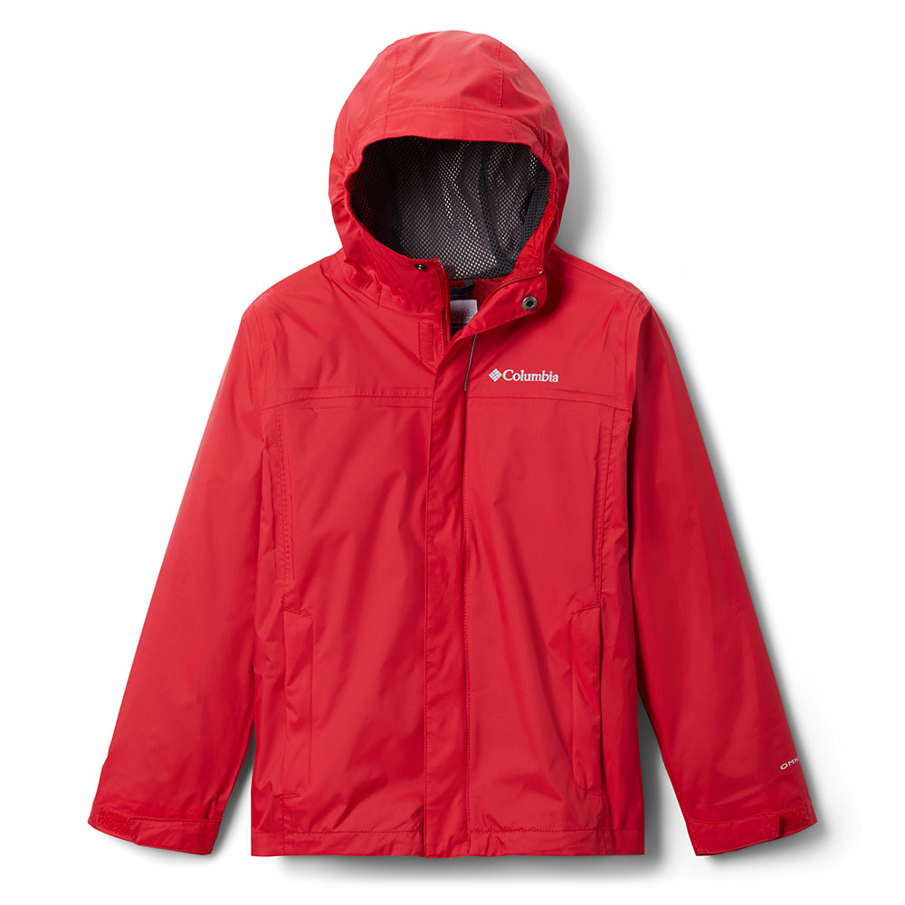 Columbia Boys Watertight Waterproof Jacket (Mountain Red)