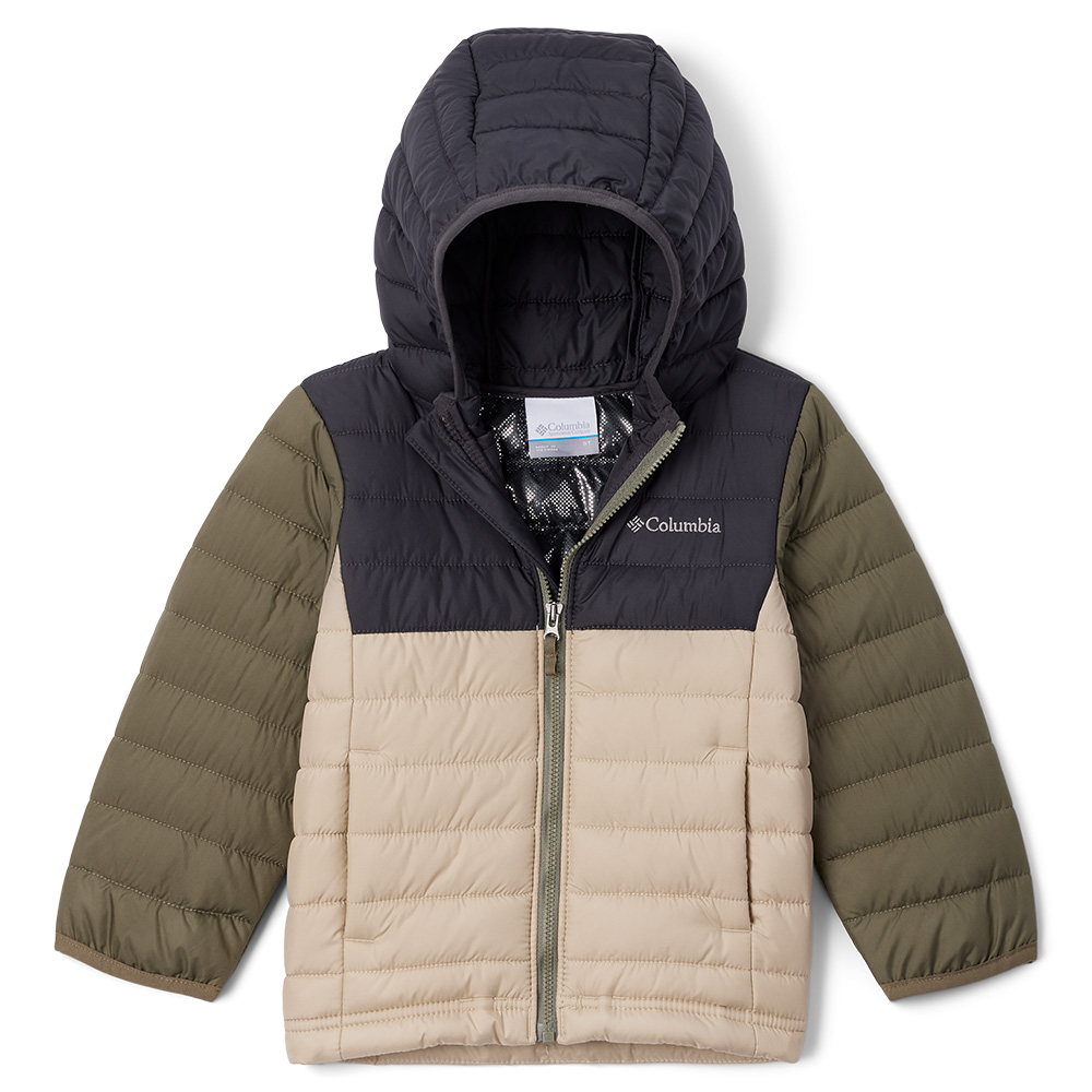 Columbia Kids Powder Lite Hooded Insulated Jacket (Ancient Fossil)
