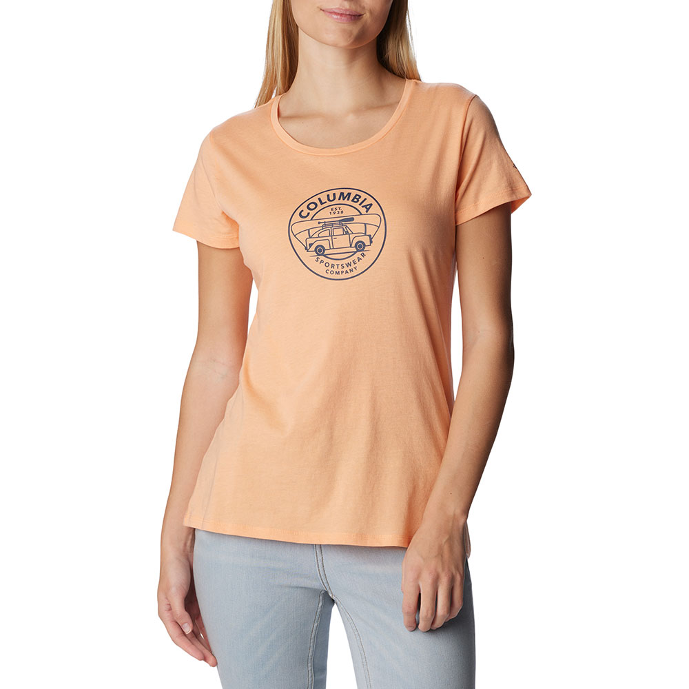 Columbia Womens Daisy Days T-Shirt (Peach Heather)