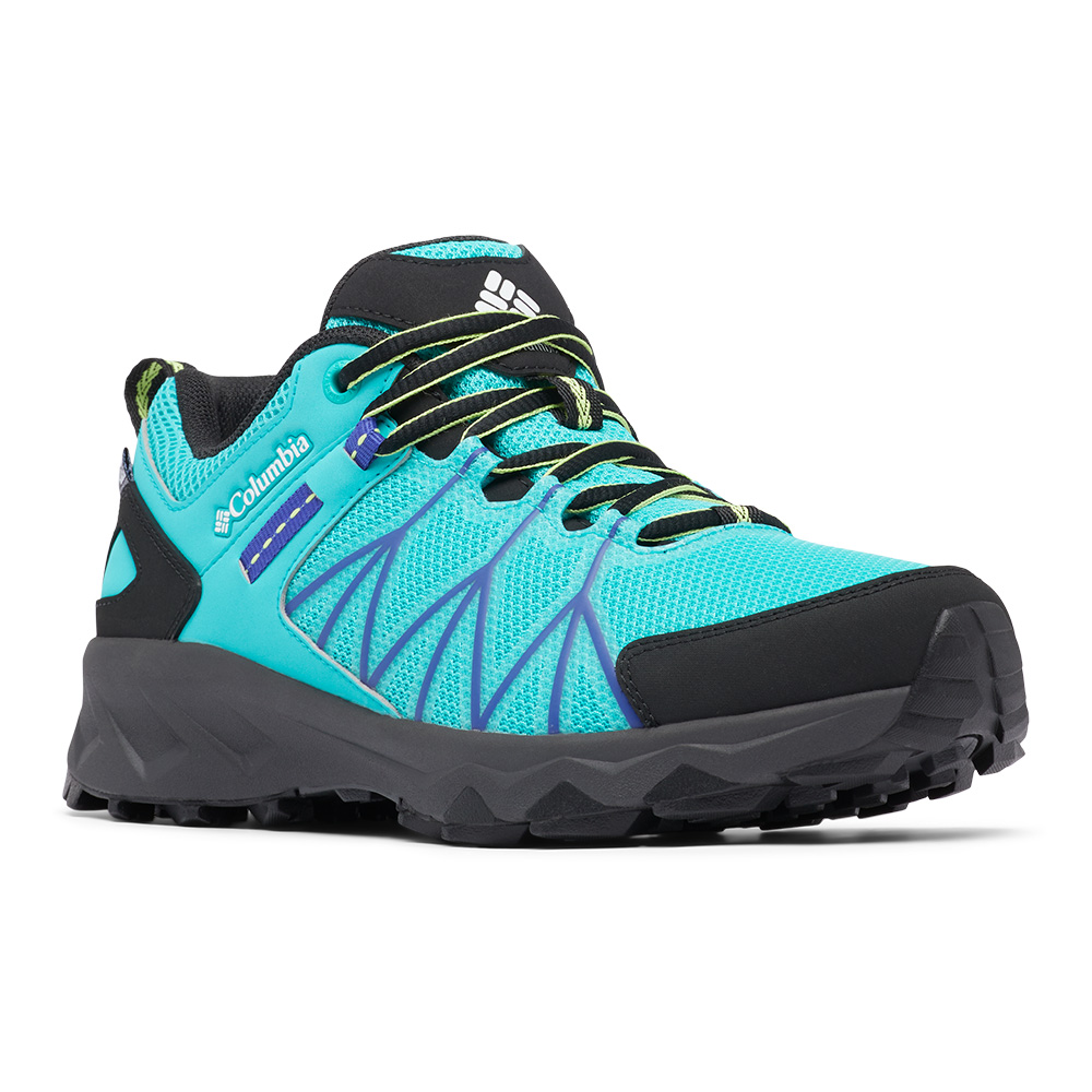 Columbia Womens PeakFreak II Outdry Waterproof Walking Shoes (Bright Aqua)