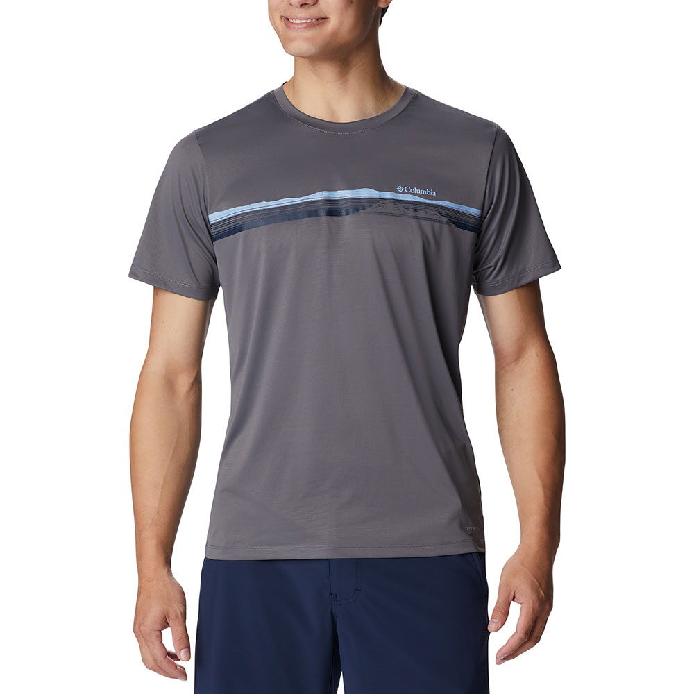 Columbia Mens Columbia Hike Graphic Short Sleeved T-Shirt (City Grey)