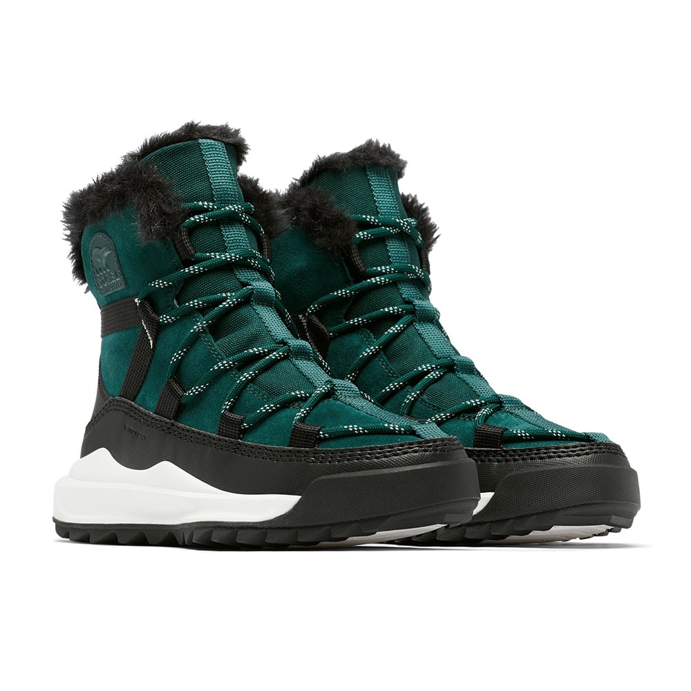 Sorel Womens Ona RMX Glacy Waterproof Hiking Boots (Midnight Teal / Black)