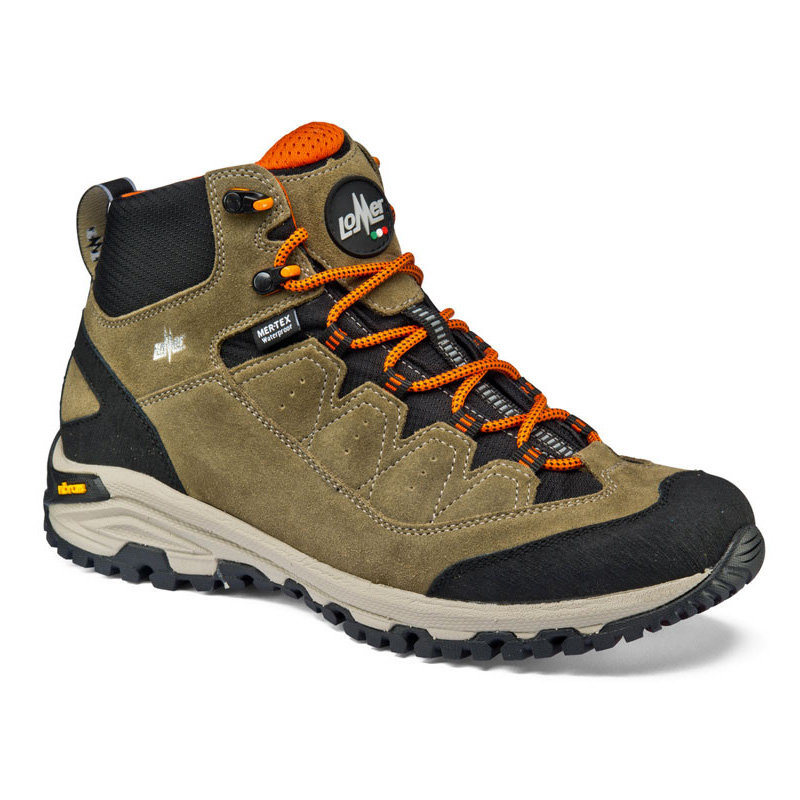 Lomer Mens Sella High MTX Hiking Boots (Truffle)