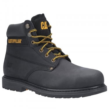 CAT Mens Powerplant Safety Boots - Black