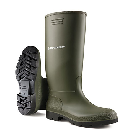 Dunlop Mens Wellington Boots (Green / Black)