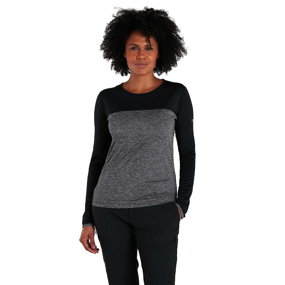 Berghaus Womens Voyager Tech Long Sleeve T-Shirt (Carbon Marl)