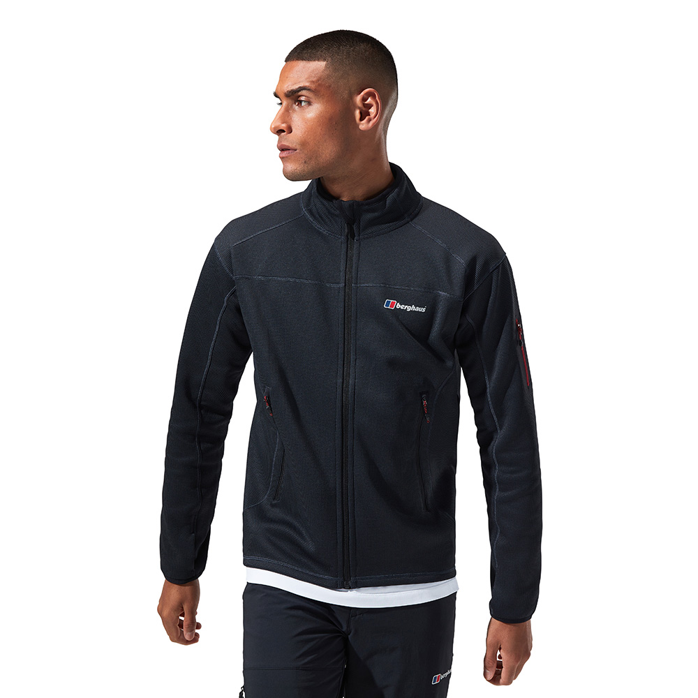 Berghaus Mens Pravitale MTN 2.0 Fleece Jacket (Carbon / Black)