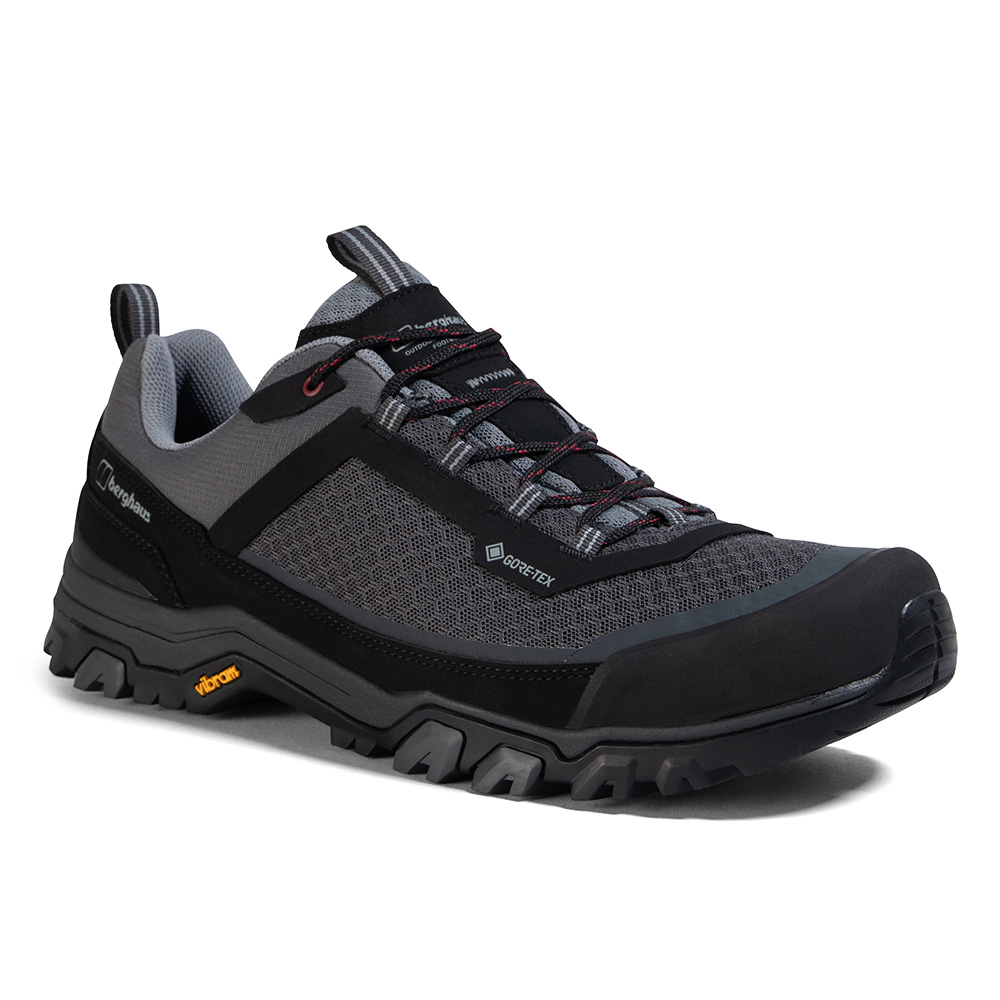 Berghaus Mens Ground Attack Active GORE-TEX Walking Shoes (Stretch Limo / Dark Shadow)