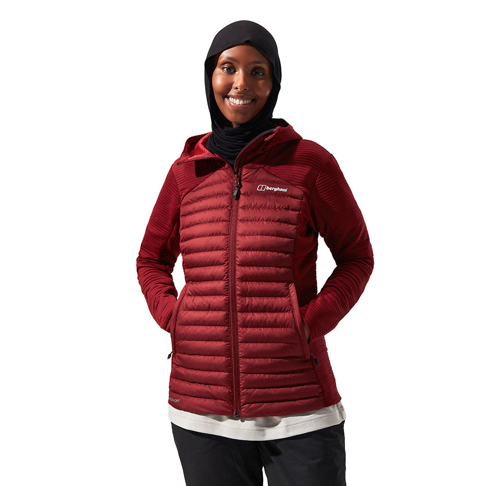 Berghaus Womens Nula Insulated Hybrid Jacket (Syrah)