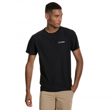Berghaus Mens 24/7 Tech Baselayer T-Shirt (Black) - Model Front