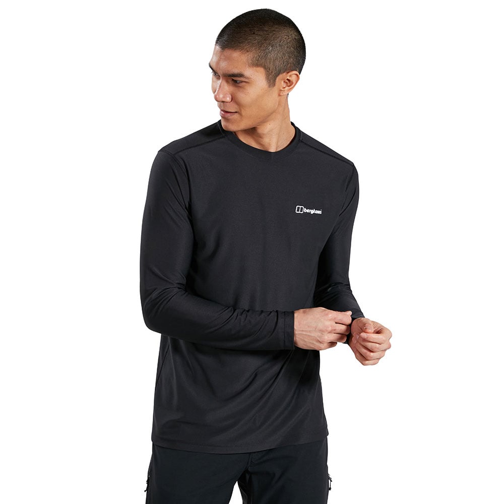 Berghaus Mens 24/7 Tech Long Sleeved T-Shirt (Black)