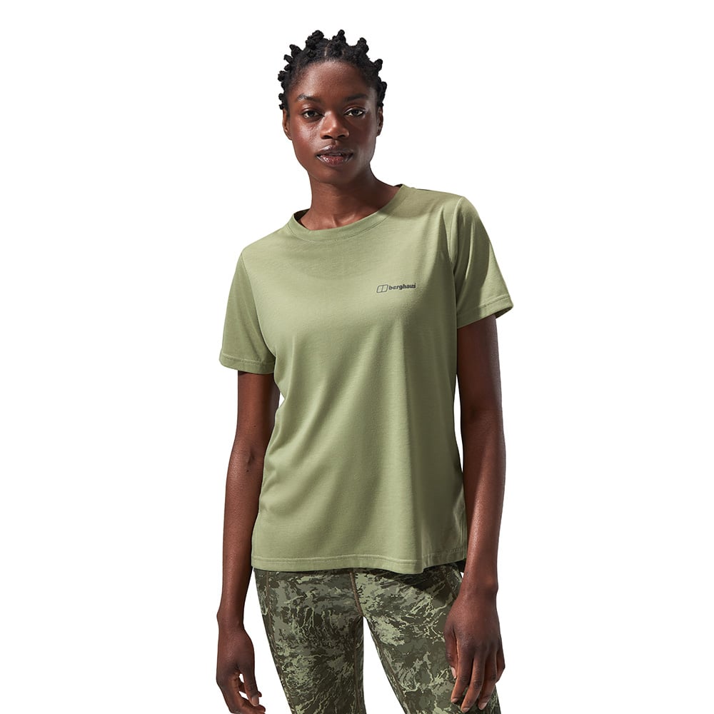 Berghaus Womens Relaxed Tech T-Shirt (Oil Green)