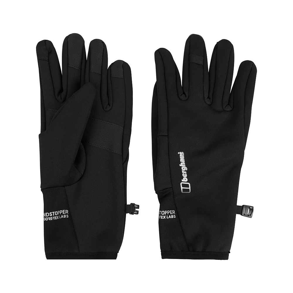 Berghaus Hillmaster GORE-TEX Windstopper Softshell Gloves (Black)