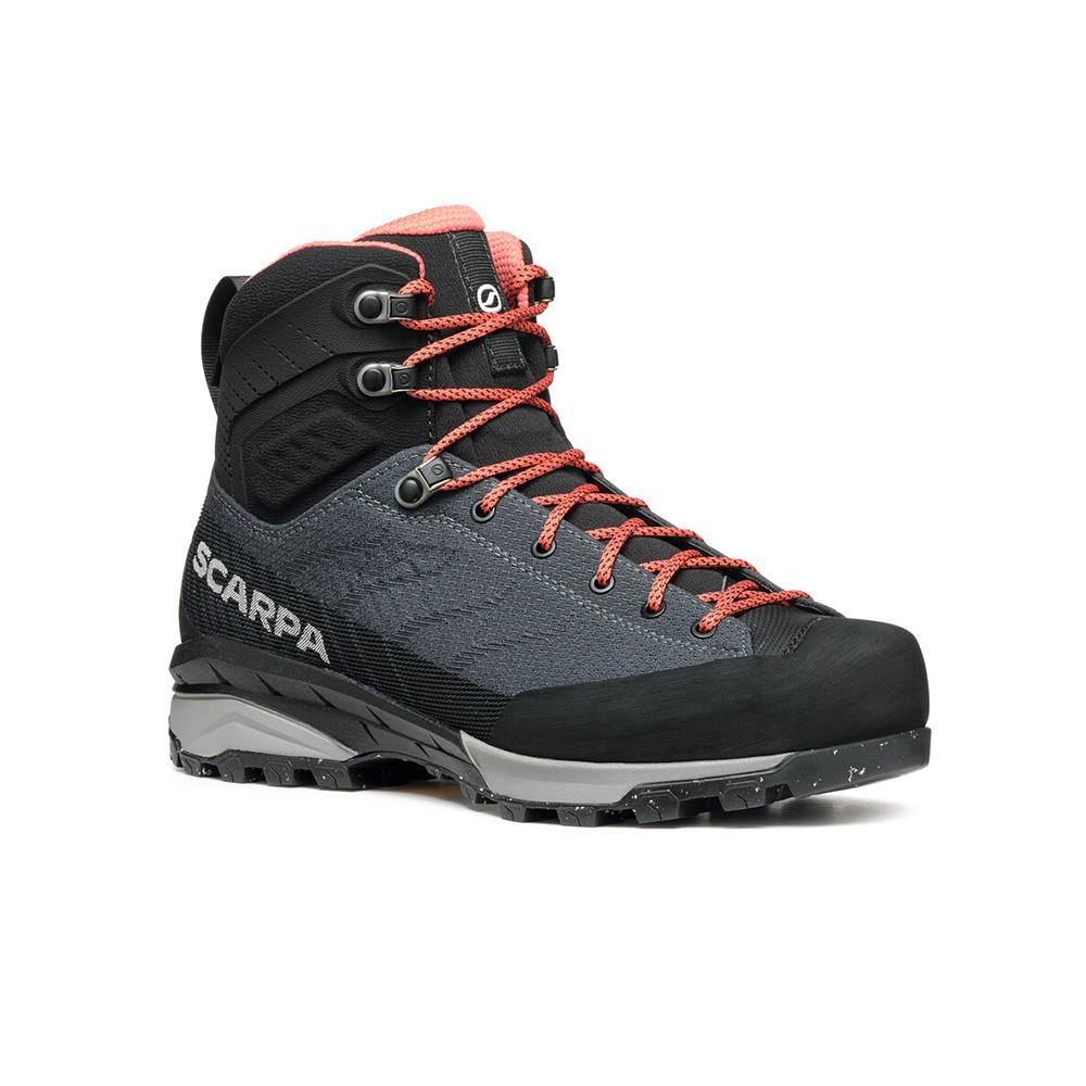 Scarpa Womens Mescalito TRK Planet GORE-TEX Hiking Boots (Grey / Coral)
