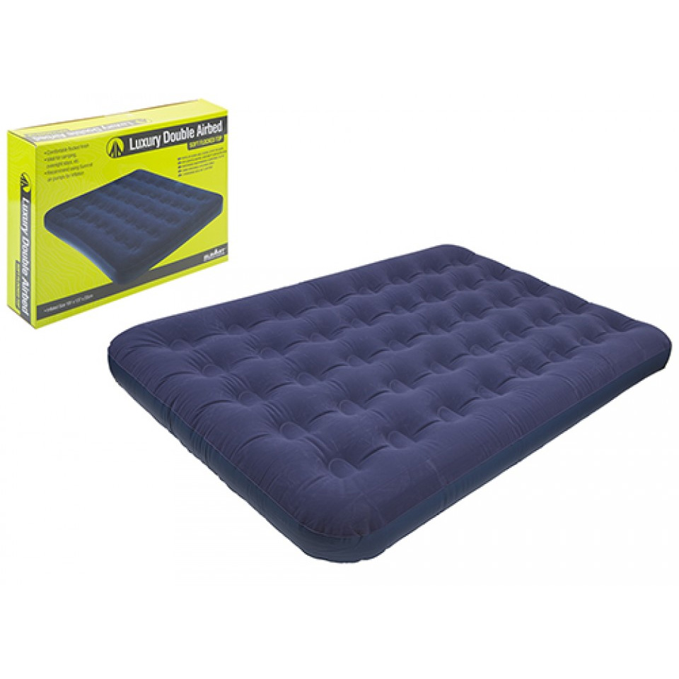 Summit Flocked Double Airbed