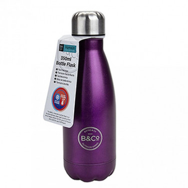 B & Co Bottle Flask - 350ml (Berry)