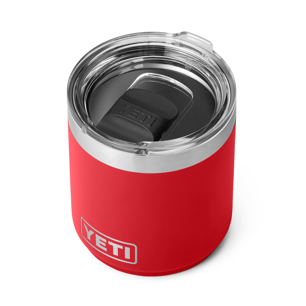 YETI Rambler 10oz Lowball 2.0 with MagSlider Lid - 296ml (Rescue Red)