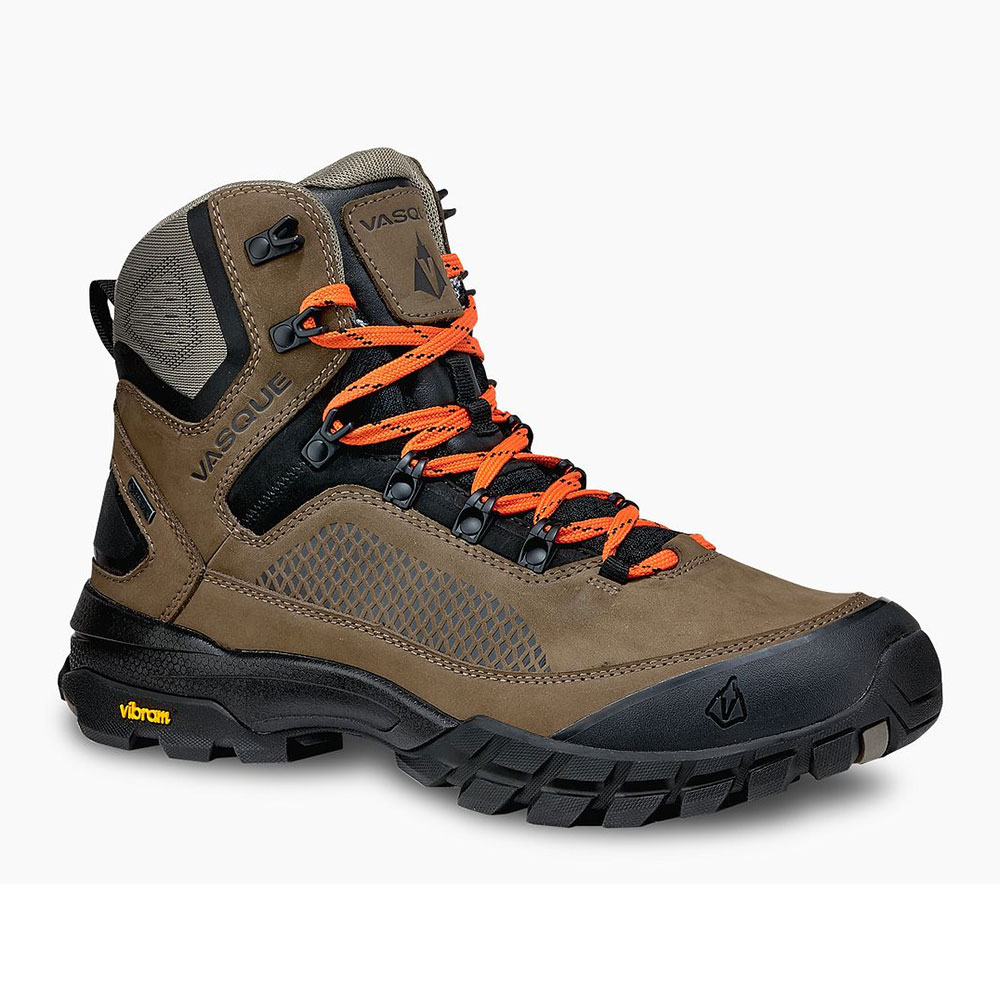 Vasque Mens Talus XT GTX Hiking Boots (Brindle/Flame)