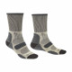 Bridgedale Mens Hike Lightweight Cotton Cool Comfort Boot Socks (Charcoal)