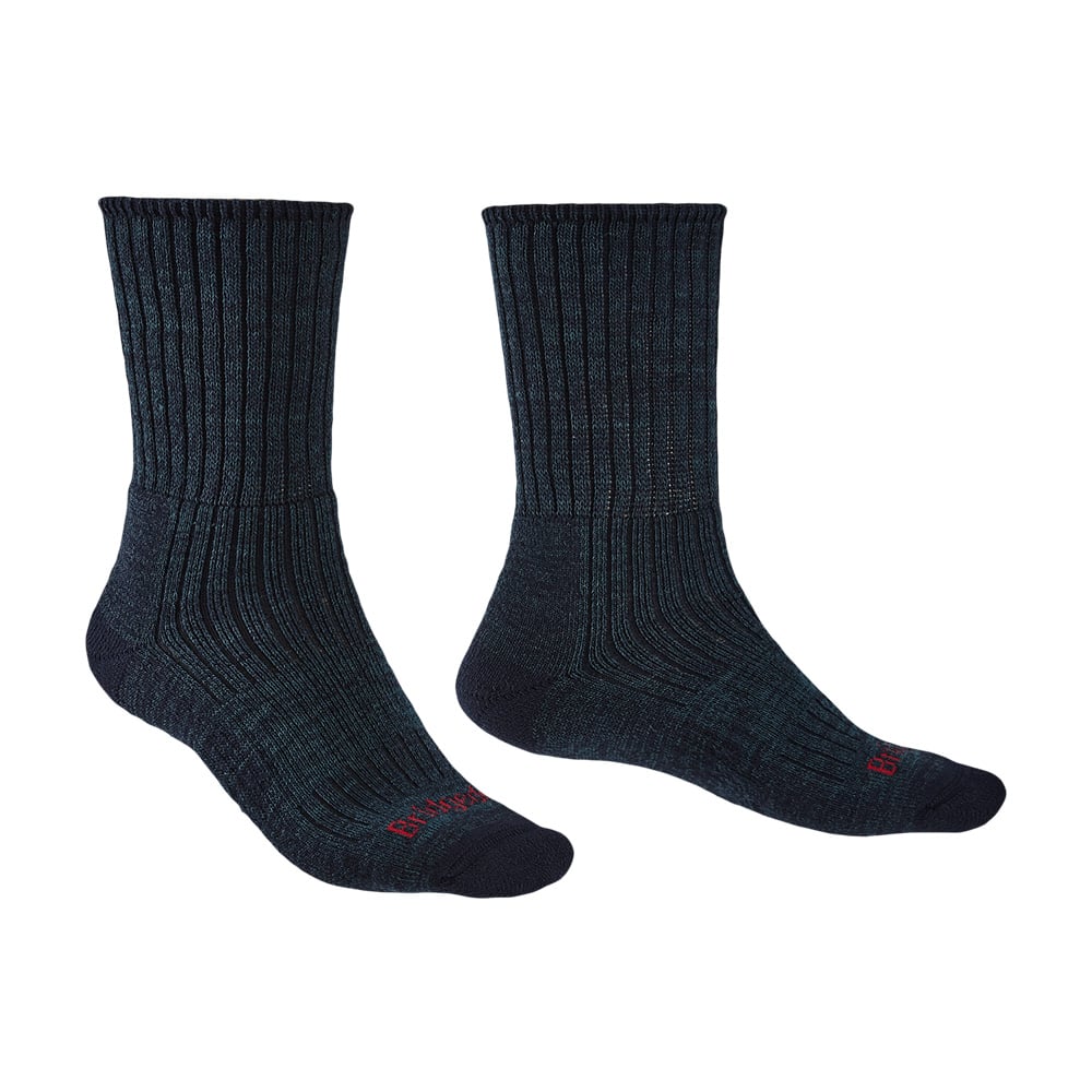 Bridgedale Mens Hike Midweight Merino Comfort Boot Socks (Navy)